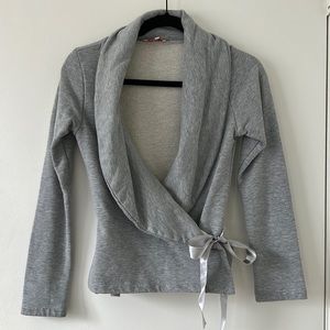 NUNA LIE | Unique Long Sleeve Wrap-Front Top